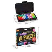1pc-Educational Insights Kanoodle 3D Brain Teaser Puzzle For Ages 7+ Brain Games For Kids And Adults, Travel Games