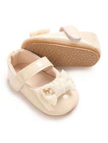 Fashionable And Exquisite Soft Bottom Anti-Slip Pre-Walking Shoes For Infant Girls, Suitable For Spring And Summer - Apricot - View 3