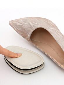 Soft High Heel Front Cushion Pads For Women, Non-Slip Breathable Sweat-Absorbent Foam Insole For Shoes Too Big