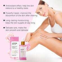 Aceite de fresa para después del afeitado, exfoliante para antes del afeitado, aceite suave para después del afeitado para la depilación y el cuidado corporal, suaviza la piel, alivia la irritación del afeitado, previene los pelos encarnados y la sequedad, 90 ml