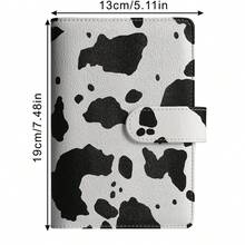 A6 PU Leather Binder Economy 6-Ring Notebook, Stylish Design, Personal Notebook Binder Cover, With Magnetic Buckle Seal, Can Be Used For Cash Budget Storage Shell, Album Shell,Back To School,School Supplies