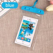 1pc Waterproof Phone Pouch - Clear Dry Bag Compatible With IPhone 14/13/12/11 Pro Max, XS/XR/X/8/7/6s Plus, SE, Galaxy S21/S20/S10 Plus, Note 10+/9, Pixel 4 XL To 7 Inch - Durable ABS/PVC Material, Fit For Phones, Mini Devices