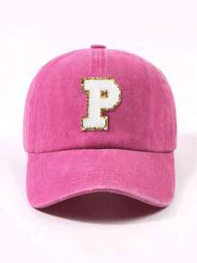 1 st. Kinderen' 26 Letters Baseball Cap Truck Driver Hat, Modieuze Casual Cap Voor Meisjes Terug Naar School Dagelijkse Kleding