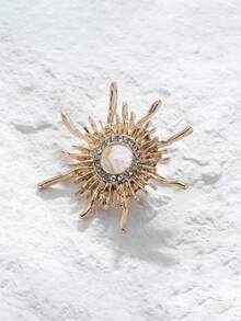 1 件复古优雅巴洛克宫廷风格太阳胸针，适合服装和背包，珠宝配饰礼物 - 太陽胸針 - 查看 2
