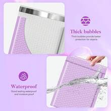 Bubble Mailers 6x10 Inch 100 Pack Lavender Purple Padded Envelopes Usable Size 6x9" Self Seal Bubble Envelopes Opaque Padded Mailers For Mailing Jewelry Makeup Small Business #0 - 香芋紫色 - 查看 4