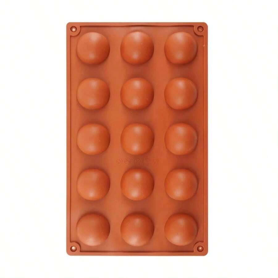 3D Ball Round Half Sphere Silicone Mold For DIY Baking Pudding Mousse Chocolate Cake Mold Kitchen Accessories Tools - Camel - View 1