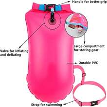 1Pc Waterproof Dry Bag Sack Easy To Carry Large Capacity Rafting Storage Pouch Suitable For Camping Hiking - Multicolor - View 2