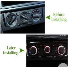 Air Conditioning Knob Car Air Conditioning Heat Control Switch Knob For Volkswagenjetta MK5 Passat B6 For Skoda Octavia A5 A7