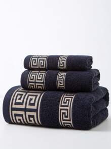 1pc Thin Bath Towel, Variety Of Colors, Minimalist Jacquard Plaid Pattern, Rectangular 70*140cm Adult Unisex Swimwear, Bathing, Wrapping Towel Or 34*74cm Hand Towel, 34*34cm Handkerchief, Quick-Drying, Absorbent, Soft, Suitable For Bathroom, Kitchen, Travel, Holiday Gift, Gym, Beach, Hotel, Salon, Outdoor