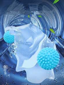 刺猬洗衣球，柔软洗衣球，减少衣物缠绕，家庭洗衣房必备，呵护衣物纤维，粘毛神器，去除宠物毛发，干衣机 - 彩色 - 查看 8