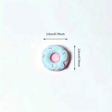 10 件/20 件随机颜色装饰图钉，甜甜圈形图钉，适用于照片墙、特色墙、白板、软木板、地图、公告板、办公室或家居、返校、学校用品