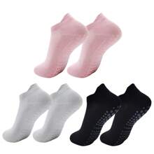 1/3 Pairs Of Women's Summer Yoga Socks, Mesh Breathable Thin Silicone Non-Slip Sports Socks, Indoor Floor Boat Socks, Suitable For Fitness Pilates Non-Slip Socks.
