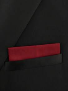 2 piezas de pañuelos de poliéster de unicolor portátiles para hombres, accesorio de moda de lujo de alta gama para bodas, negocios y uso casual