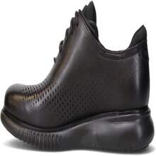 Mens 2.Zerogrand Laser Wingtip Oxford - 黑色皮革/黑色 - 查看 5
