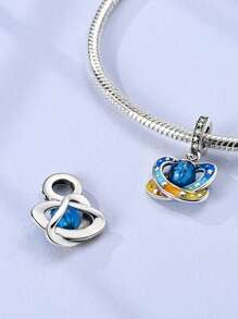 STYFNE 1 pieza Colgante holográfico que brilla en la oscuridad con elementos de barco pirata, flores, corazón celestial, serpiente, enfermera y fe, adecuado para pulsera DIY, joyería para mujer, manualidades diarias pequeñas de regalo para niña