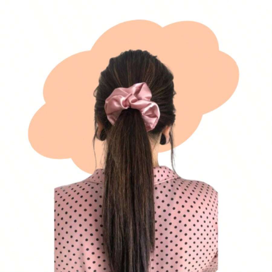 kit20 unid. Xuxinhas Scrunchies de Cetim elástico de cabelo - DIVERSAS cores