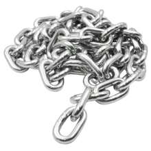 Corrente 3mm  Elo Curto Soldada Zincada - Prata - Visão 2