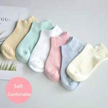 Atmungsaktive, schnell trocknende Damen Sport-Socken in Einfarbig für den Sommer, lässige Outdoor-Knöchel-Socken, feuchtigkeitsableitend