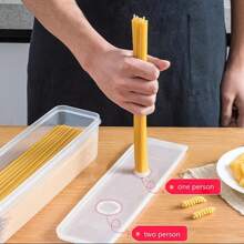 Set de 4 recipientes sellados transparentes para almacenamiento de alimentos en la cocina y el refrigerador, incluyendo cajas para fideos y tanques para granos