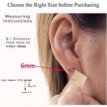 4 pares de pendientes de aro tipo "huggie" de acero inoxidable quirúrgico 316L de 6mm, 8mm, 10mm y 12mm, hipoalergénicos, para cartílago, hélix y lóbulos, tipo bisagra, para hombres y mujeres