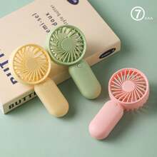 Portable Handheld Makeup Fan, Makeup Setting Tool, Women's Summer Cooling Device, Quiet Desktop Mini Electric Fan For Dorm