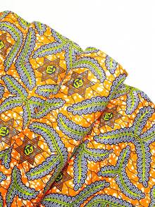 African Style Women's Wax Printed Long Skirt - Multicolor - View 8