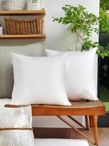 CNZB-1pc Pillow Inserts, Super Fine Renewable Fiber Down Alternative Pillow, For Bed And Sofa Indoor Decoration (1 Pc, White), Bedding, Pillow Core