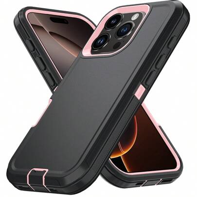 FOGEEK Stoßfeste, sturzsichere, rutschfeste 3-in-1 Schwerlast-Schutzhülle, kompatibel mit iPhone, wasserdicht, stoßfest, kratzfest