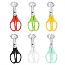 2pcs Multipurpose Kitchen Scissors Egg Scissors, Quail Egg Scissors, Minimalist And Stylish Scissors - Multicolor - View 9