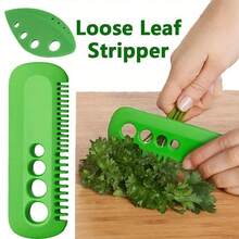 1pc Herb Stripper Tool - Quick & Effective Removal Of Parsley, Cilantro, Rosemary Leaves - Durable ABS Plastic, Green, Portable Kitchen Gadget - Multicolor - View 7