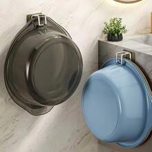 Stainless Steel Foldable Wall Mounted Hook - No Drilling Required, Space Saving Bathroom Organizer Rack For Towels, Basins And More, Modern Bathroom Storage And Accessory, Practical Hanging Hook Christmas Decor