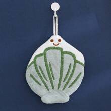 1pc/5pcs Cartoon Ocean Series Hand Towels, Cute Absorbent Thick Soft Children Hand Towels For Kitchen, Bathroom