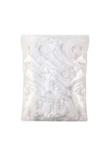 1 Pack Of 50-100pcs/300-500pcs Clear Plastic Bowl Covers, PE Plastic Film Wrap, Kitchen Essential To Keep Food Fresh, Fruit Preserving Film Cover, Food Wrap Bags, Preserving Film Sleeves