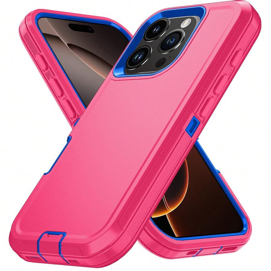 FOGEEK [3-In-1 Heavy Duty Protective Phone Case] Shockproof, Drop-Proof, Anti-Slip Multi-Layer Protective Phone Case, Compatible With IPhone Waterproof Anti-Fall Scratch Resistant