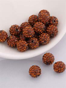 20pcs/Pack Ceramic Rhinestone Ball Handmade Bead DIY Bracelet Necklace Jewelry Accessories