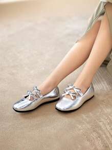 2025 Scarpe da principessa alla moda per ragazze, scarpe per bambini primavera/estate/autunno, ballerine casual Mary Jane per bambine, scarpe da ballo/performance per studenti, scarpe da ballo, scarpe per il ritorno a scuola adatte per bambini piccoli e bambini, regalo di compleanno e Natale per bambini, si consiglia di ordinare una taglia in più per piedi larghi