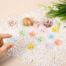 Set de 50 piezas de estatuillas en miniatura de raya amarilla, decoración de peces raya en miniatura para macetas, paisaje de acuario, juguetes de animales marinos, decoración de jardín de casas de muñecas manualidades DIY (6 colores) - Rayo luminoso - Ver 5
