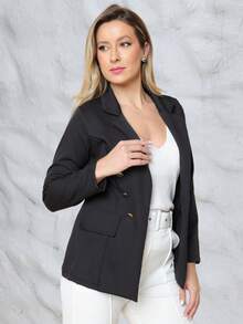 Women Blazers - Negro - Ver 6