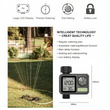 Automatic Smart Water Timer Garden Digital Irrigation Machine Intelligent Sprinkler Used Outdoor To Save Water&Time
