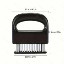 1 pezzo Tenderizzatore di carne a 48 aghi, in acciaio inossidabile, tenderizzatore per bistecca e pollo, strumento per tenderizzare la carne