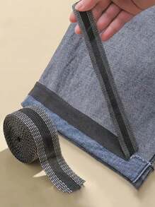 Self-Adhesive Fabric Trims For Adjusting Pants Leg Width, No Sewing Pants Leg Hem Shortening Patches