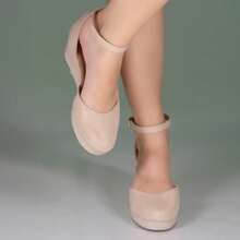 Anabela Women's Closed Sandal With Buckle - 米色 - 查看 4