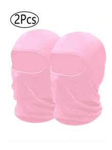 2 pièces/4 pièces Cagoule unisexe, masque de visage pour le cyclisme extérieur, la moto, le ski. Convient pour l'utilisation quotidienne, les voyages, la randonnée, le ski.