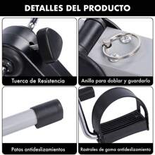 ALLINLIFE Pedales de ejercicio estático, minibicicleta estática plegable, pedaleador estático, equipo de ejercicio para el hogar, pedales para personas mayores, pedaleador para personas mayores, pedaleador