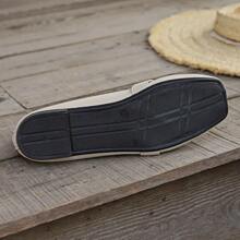 New Spring/Summer Women's Casual Square Toe Flat Loafers, Belt Buckle Decor, Slip On Comfortable Plus Size Shoes