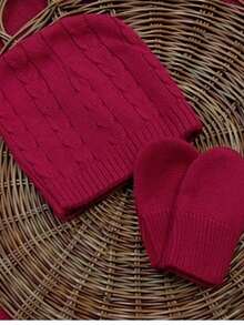 Knitting And Embroidery Maternity Leave - Red - View 4