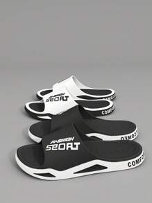 Unisex Fashion Outdoor Sports Sandals, Indoor Home Bathroom And Shower Slippers, Outdoor Casual Shopping And Beach Flip Flops