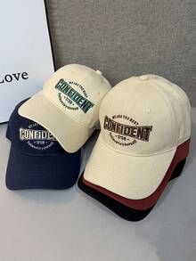 女士棒球帽，时尚百搭，适合日常佩戴 - 彩色 - 查看 1