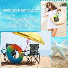 1 pieza Removedor de arena para playa, bolsa removedora de arena fácil de limpiar, con llavero, bolsa para polvo de playa, cepillo removedor de arena, tamiz de arena, material suave y amigable con la piel, herramientas de limpieza de playa inodoras, bolsa impermeable, guantes para limpiar arena, suministros para vacaciones en la playa, artículo esencial para viajes a la playa, para toda la familia en vacaciones de camping