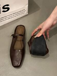 2025 New Women Lightweight Casual Mules Slip-On Flats, Soft Sole Backless Loafers For Spring & Summer